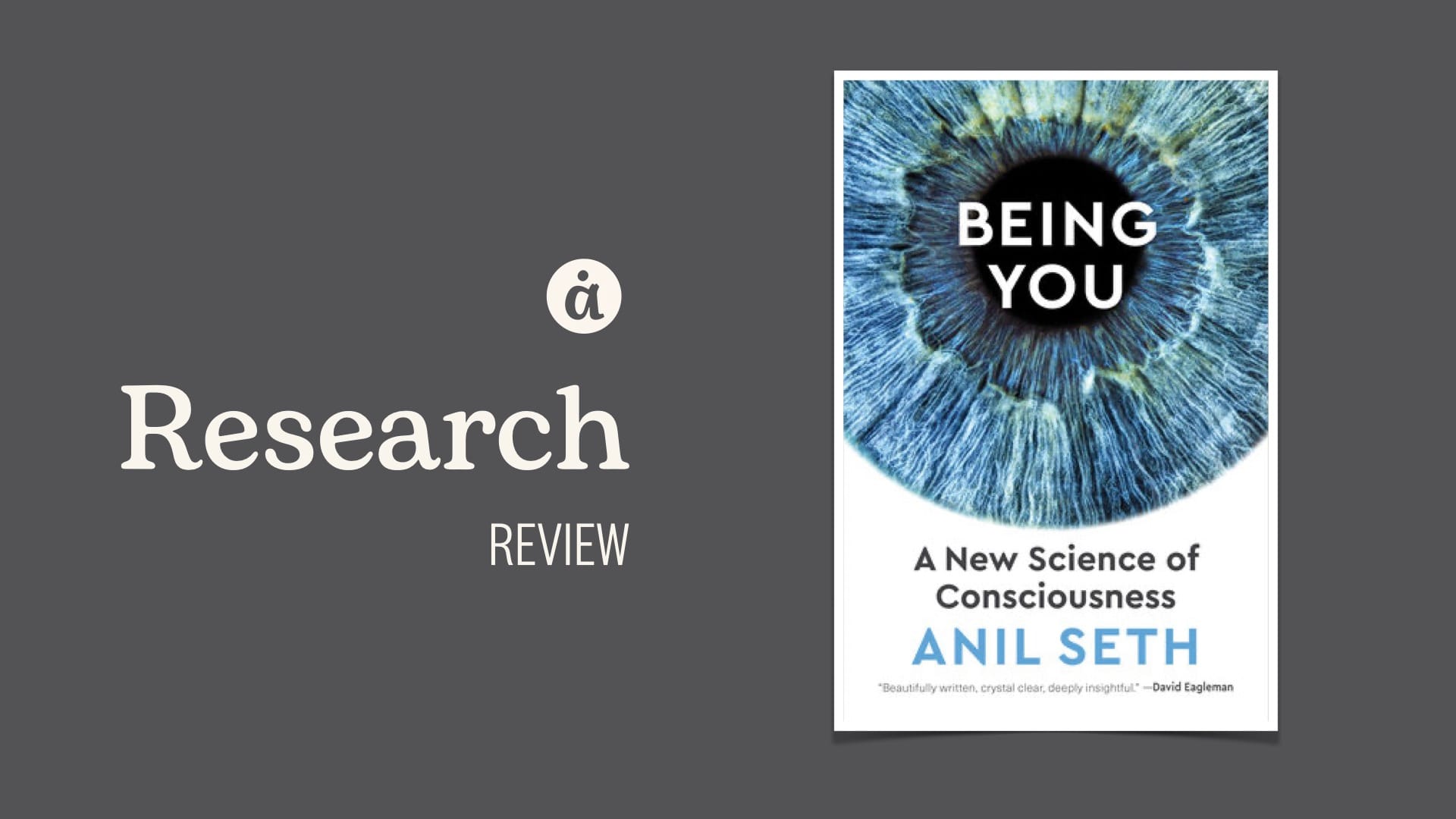 Book cover: Being You by Anil Seth