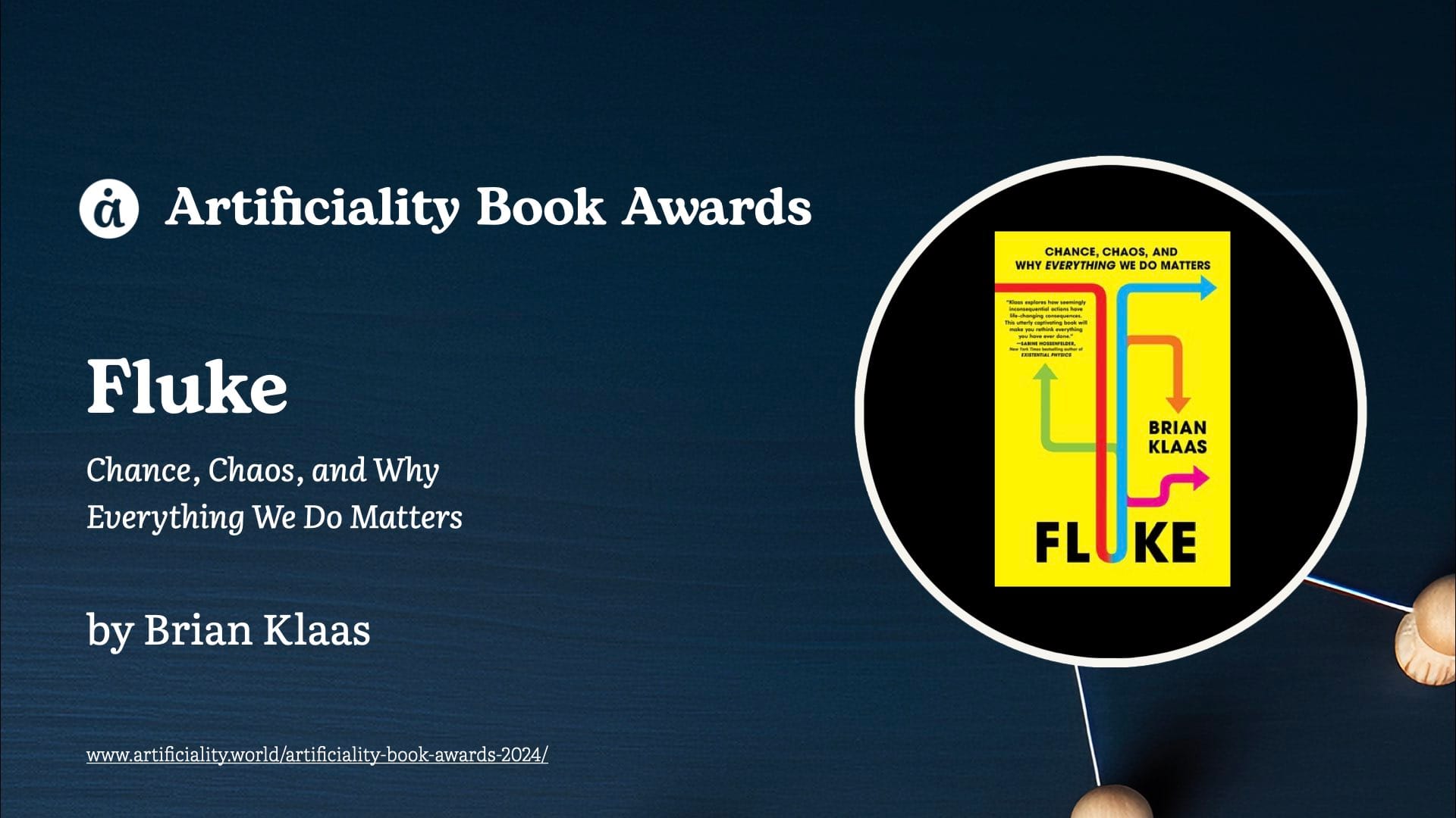 Book cover: Fluke by Brian Klaas