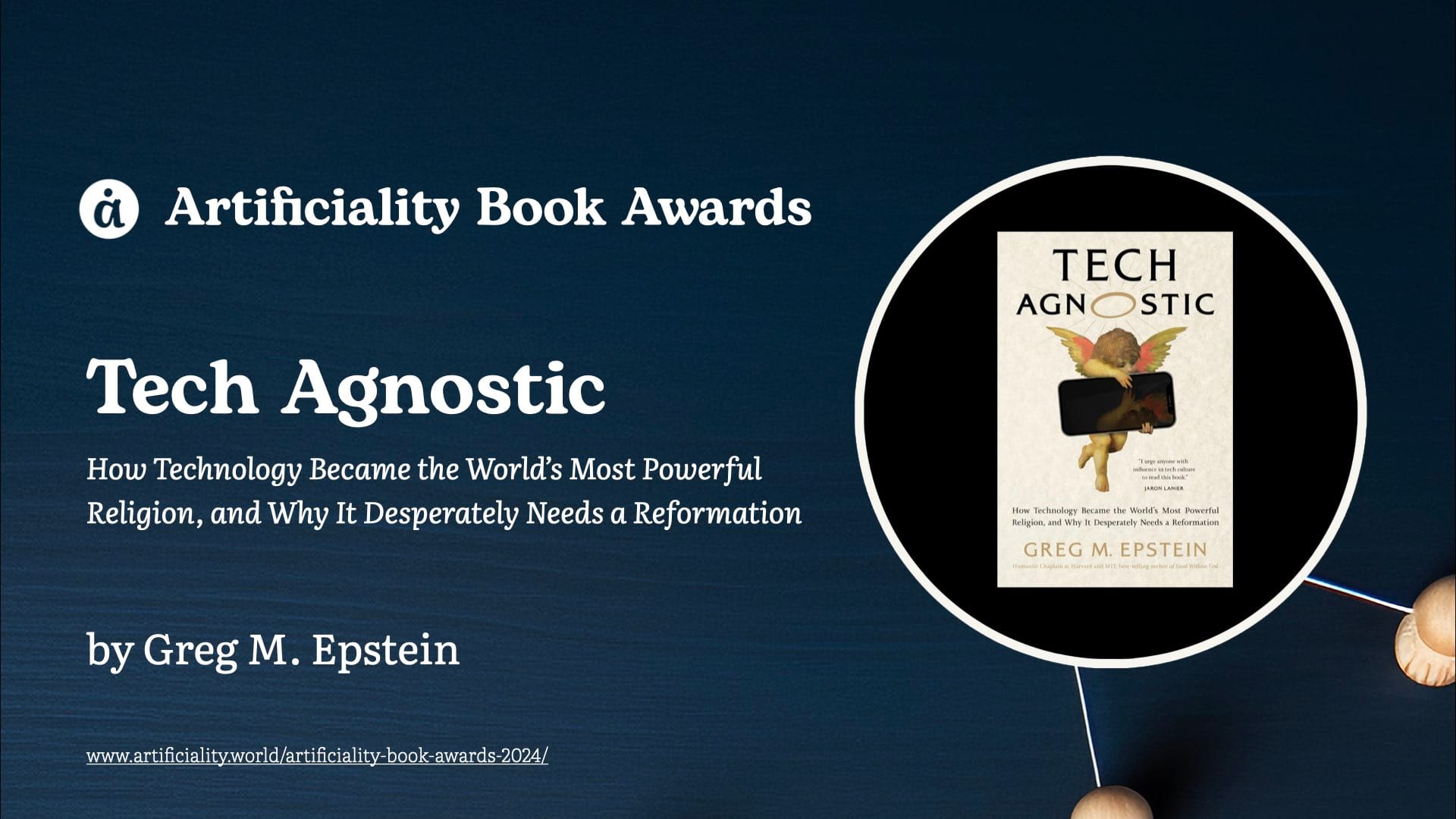 Book cover: Tech Agnostic by Greg M. Epstein