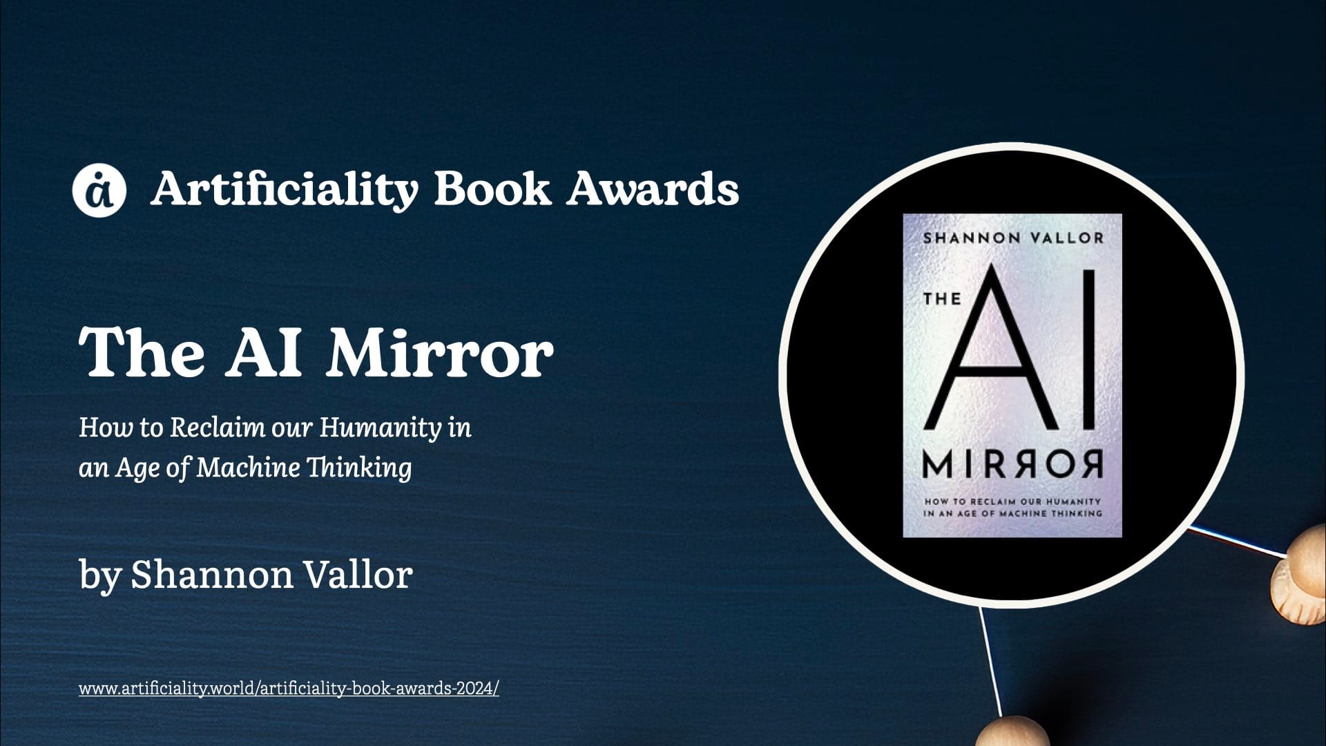 Book cover: The AI Mirror by Shannon Vallor