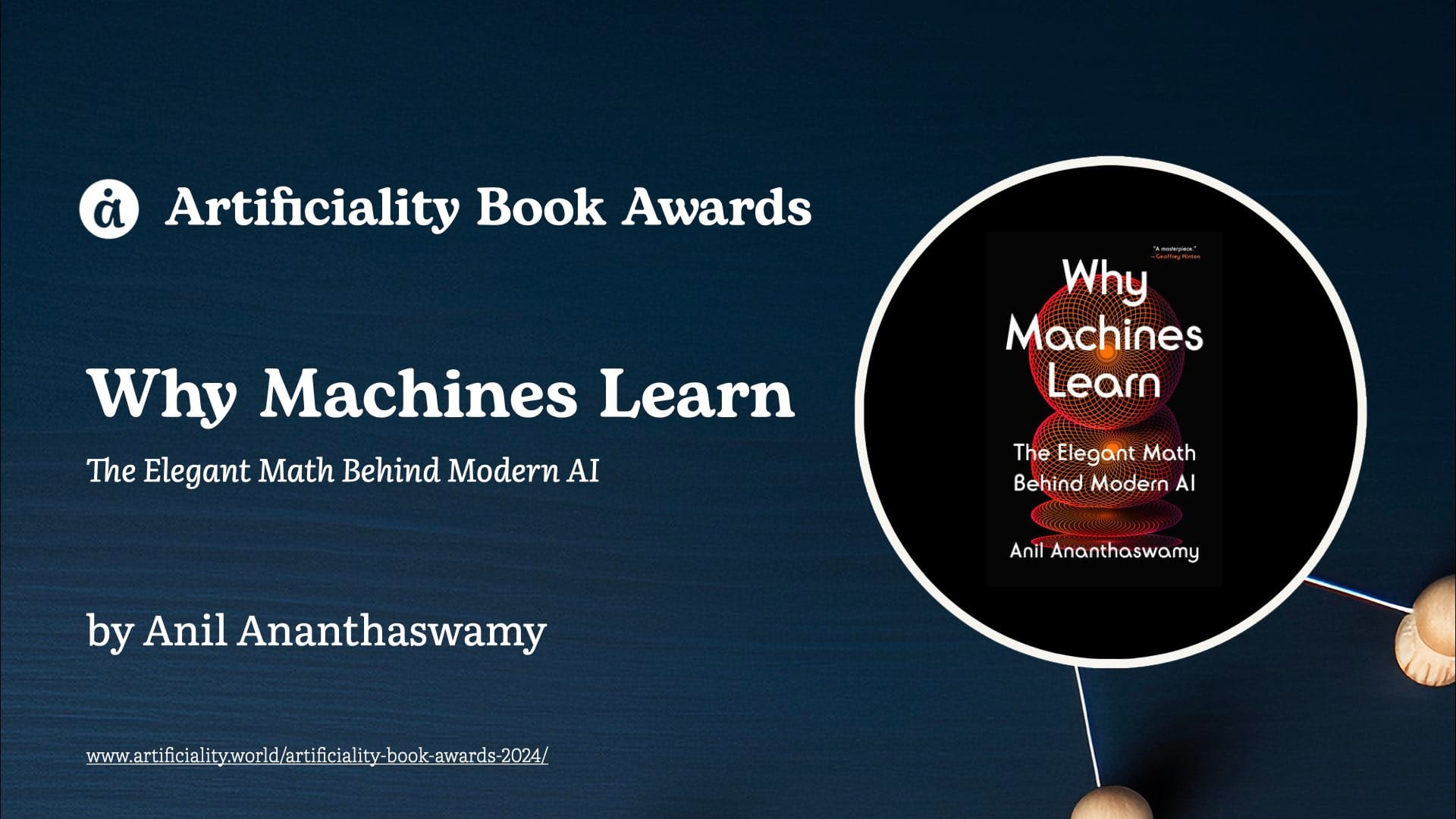 Book cover: Why Machines Learn by Anil Ananthaswamy